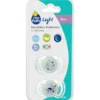 NEO BABY SUCCHIETTO 2 PEZZI ANATOMICO IN SILICONE MINI GLOW 0m+