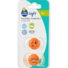 NEO BABY SUCCHIETTO 2 PEZZI ANATOMICO IN SILICONE ARANCIO MEDIO 6m+