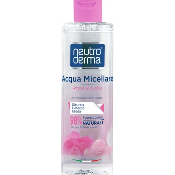 NEUTRO DERMA ACQUA MICELLARE ROSA & LOTO 500 ML