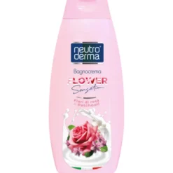 NEUTRO DERMA BAGNOCREMA FLOWER SENSATION FIORI DI ROSA e PATCHOULI 650 ML