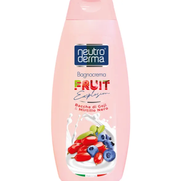 NEUTRO DERMA BAGNOCREMA FRUIT EXPLOSION BACCHE DI GOGJI e MIRTILLO NERO 650 ML