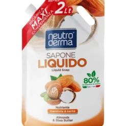 NEUTRO DERMA SAPONE LIQUIDO BUSTA RICARICA NUTRIENTE MANDORLA & KARITE' 2000 ML
