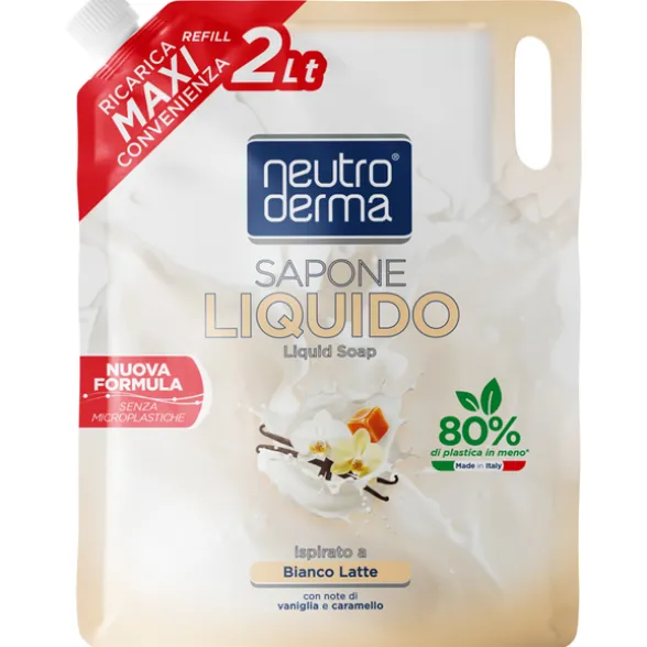NEUTRO DERMA SAPONE LIQUIDO BIANCO LATTE BUSTA 2 LT