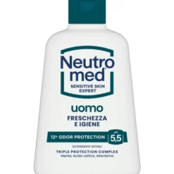 NEUTROMED DETERGENTE INTIMO UOMO pH5,5 FRESCHEZZA e IGIENE 200 ML