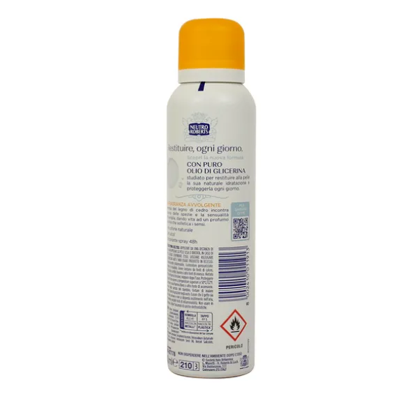 NEUTRO ROBERTS DEODORANTE ASCIUTTO CEDRO e VANIGLIA SPRAY 150 ML