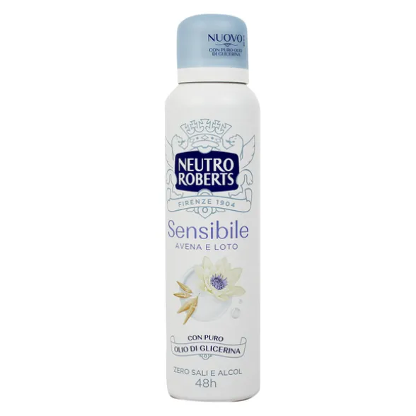 NEUTRO ROBERTS DEODORANTE SENSIBILE AVENA E LOTO SPRAY 150 ML