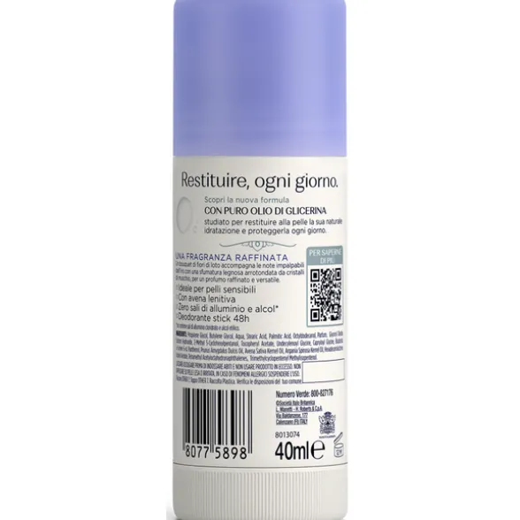 NEUTRO ROBERTS DEODORANTE STICK SENSIBILE AVENA e LOTO 40 ML