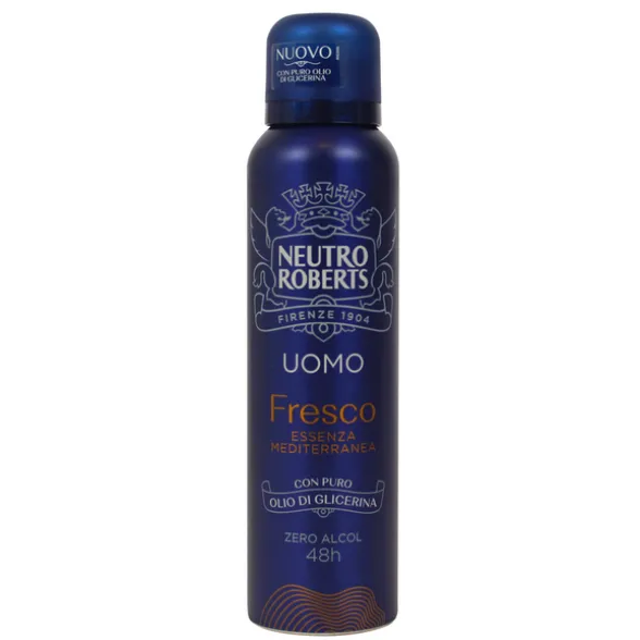 NEUTRO ROBERTS DEODORANTE UOMO FRESCO ESSENZA MEDITERRANEA SPRAY 150 ML
