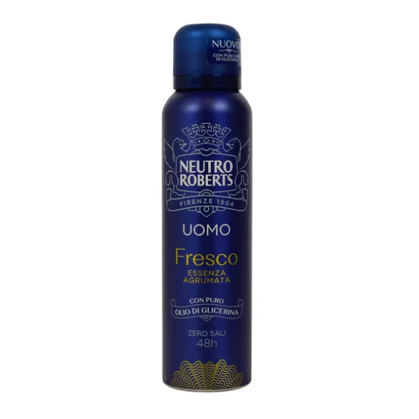 NEUTRO ROBERTS DEODORANTE UOMO FRESCO ESSENZA GRUMATA SPRAY 150 ML