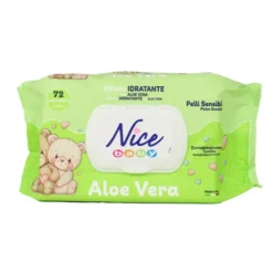 NICESALVIETTE BABY DA 72 PZ. ALL'ALOE VERA CON COPERCHIO