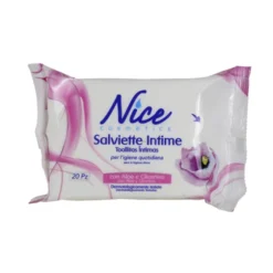 NICE 20 SALVIETTE INTIME CON ALOE E GLICERINA