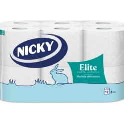 NICKY CARTA IGIENICA ELITE 12 ROTOLI 3 VELI