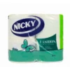 NICKY CARTA IGIENICA FASHION DECORATA & PROFUMATA 4 ROTOLI 4 VELI