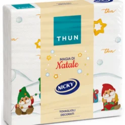 NICKY MAGIA DI NATALE TOVAGLIOLI 38x38 2 VELI 30 PEZZI - THUN