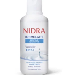 NIDRA DETERGENTE INTIMO LATTE pH4,5 LENITIVO IDRATANTE 500 ML