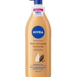 NIVEA BODY CREMA AL BURRO DI CACAO NUTRIENTE PELLE SECCA PUMP 400 ML