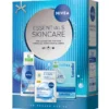NIVEA COFANETTO ESSENTIALS SKINCARE VISO; CREMA GIORNO RINFRESCANTE SPF30 50 ML + STRUCCANTE OCCHI DOPPIA AZIONE 125 ML + LABELLO HYDRO CARE SPF155,5 ML