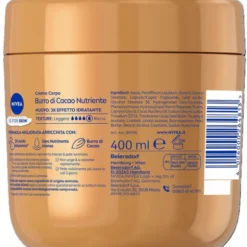 NIVEA CREMA CORPO BURRO DI CACAO NUTRIENTE PELLE SECCA VASO 400 ML