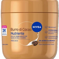 NIVEA CREMA CORPO BURRO DI CACAO NUTRIENTE PELLE SECCA VASO 400 ML