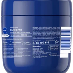 NIVEA CREMA CORPO NUTRIENTE PELLE SECCA O MOLTO SECCA VASO 400 ML