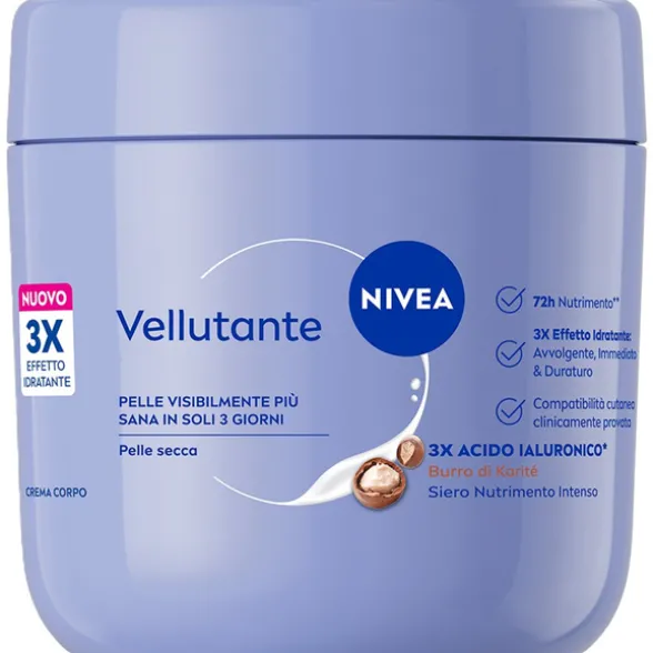 NIVEA CREMA CORPO VELLUTANTE PELLE SECCA VASO 400 ML