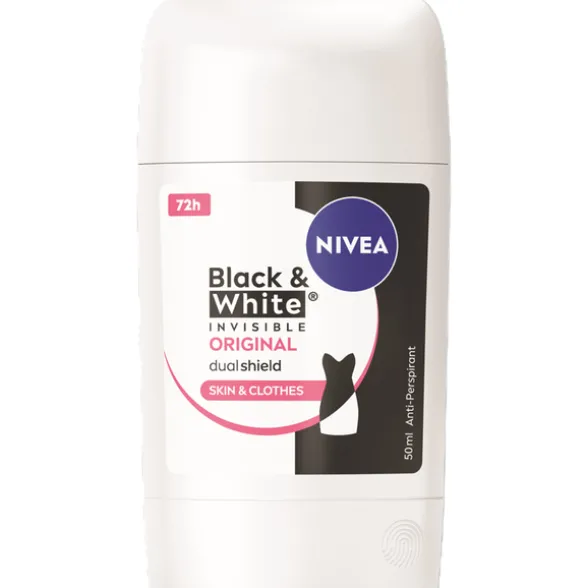 NIVEA DEODORANTE BLACK & WHITE INVISIBLE ORIGINAL STICK 50 ML