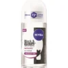 NIVEA DEODORANTE BLECK & WHITE INVISIBLE AUTHENTIC 72H FEMALE ROLL-ON 50 ML