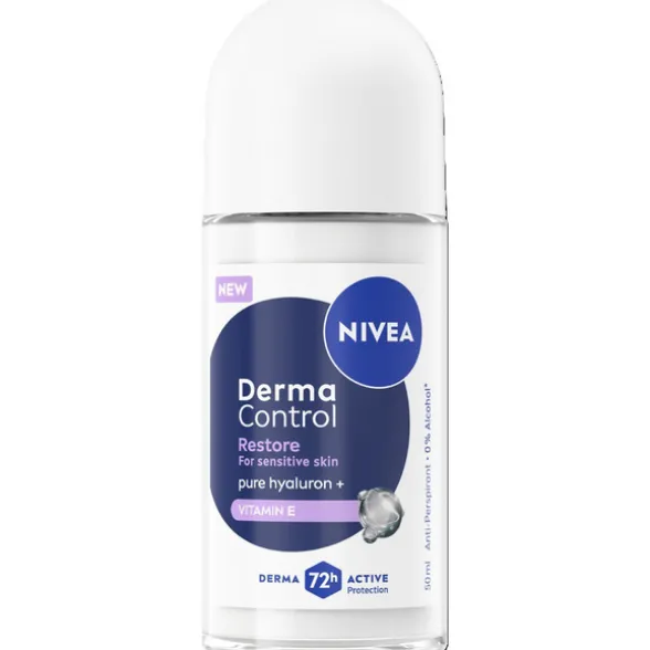 NIVEA DEODORANTE DERMA CONTROL RESTORE 72H ROLL IN 50 ML