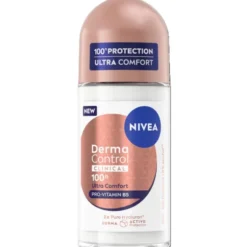NIVEA DEODORANTE DERMA CONTROL CLINICAL ULTRA COMFORT ROLL ON 50 ML