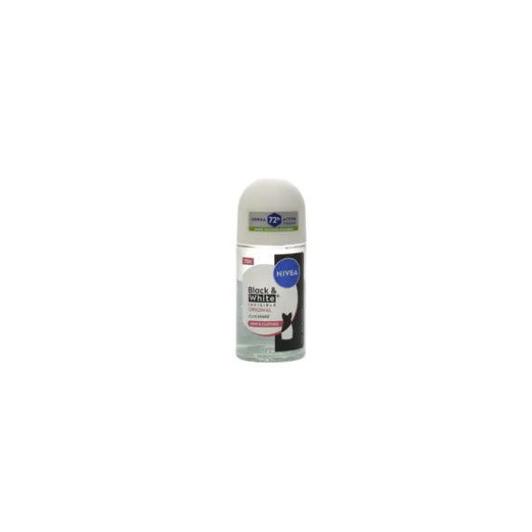 NIVEA DEODORANTE ROLL ON INVISIBLE 72H BLACK&WHITE 50 ML