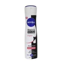 NIVEA DEODORANTE SPRAY BLACK & WHITE INVISIBLE 72H 150 ML