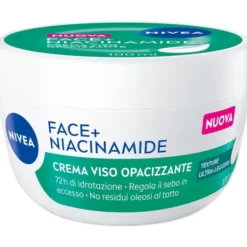 NIVEA FACE+ NIACINAMIDE VASO CREMA VISO OPACIZZANTE 72h IDRATAZIONE 100 ML