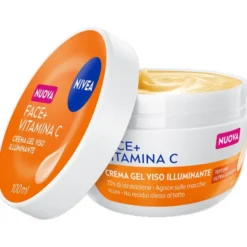 NIVEA FACE+ VITAMINA C CREMA GEL VISO ILLUMINANTE 72h IDRATAZIONE VASO 100 ML