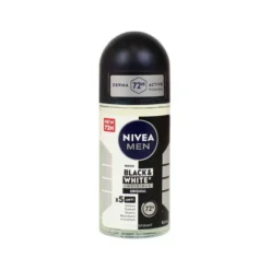 NIVEA FOR MEN DEODORANTE ROLL ON INVISIBLE BLACK&WHITE 50 ML