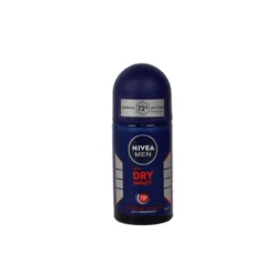 NIVEA FOR MEN DEODORANTE ROLL ON 72H DRY IMPACT 50 ML