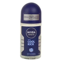 NIVEA FOR MEN DEODORANTE ROLL ON 48H COOL KICK 50 ML