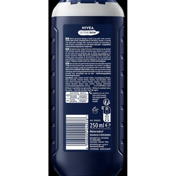 NIVEA FOR MEN DOCCIA ACTIVE CLEAN STIMULATING 250 ML