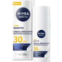 NIVEA FOR MEN SENSITIVE CREMA IDRATANTE PROTEZIONE QUOTIDIANA SPF30 50 ML