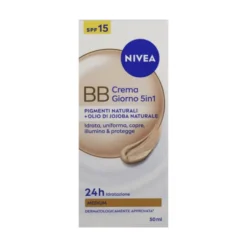 NIVEA VISO BB CREMA DORATA UNIFORMANTE SUPER IDRATANTE PER TUTTI I TIPI DI PELLE 50 ML.