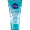 NIVEA VISO CLEAN DEEPER GEL SCRUB QUOTIDIANO ANTI-BATTERICO TUBO 150 ML