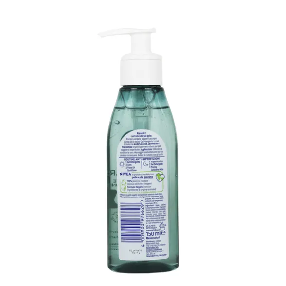 NIVEA VISO DERMA SKIN CLEAR GEL DETERGENTE 150 ML