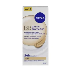NIVEA VISO ESSENTIALS BB CREMA NATURALE UNIFORMANTE SUPER IDRATANTE GIORNO PER TUTTI ITIPI DI PELLE 50 ML