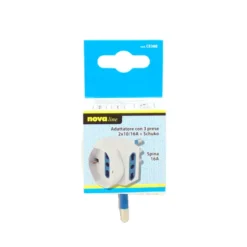 NOVALINE ADATTATORE 3 USC/2 PRE/1SCHUKO T10/16AMP