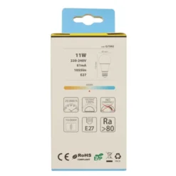 NOVALINE LAMPADINA LED GOCCIA 10W - LED EPISTAR - 1055 Lm - 30000 h - 170/240 V -LUCE NATURALE 4000K - ANGOLO 270° -EQUIVALENTE AD UNA 75W AD INCANDESCENZA