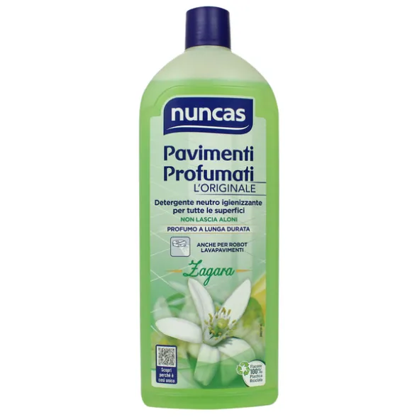 NUNCAS DETERGENTE PAVIMENTO PROFUMATO FIORE DI ZAGARA 1 LT.