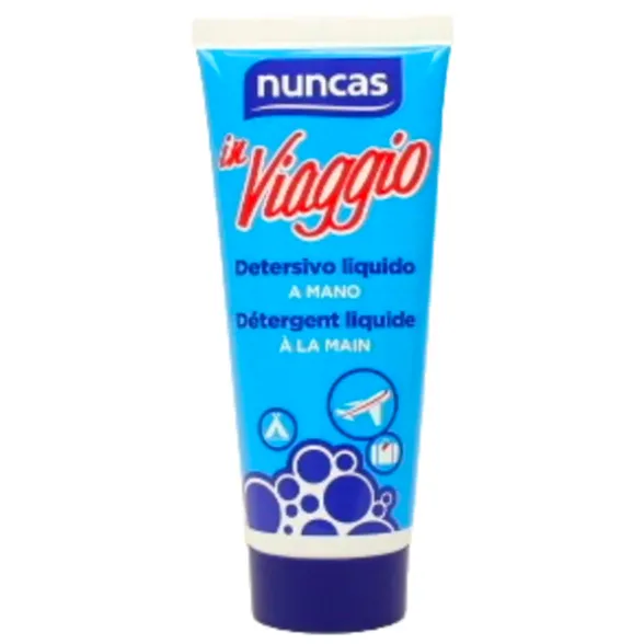 NUNCAS DETERSIVO BUCATO A MANO LIQUIDO IN VIAGGIO IN TUBO 100 ML