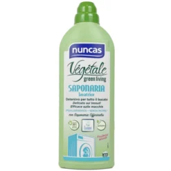 NUNCAS DETERSIVO BUCATO LAVATRICE LIQUIDO CAPI DELICATI CON SAPONARIA 1 LITRO