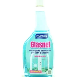 NUNCAS GLASNET VETRI E SPECCHI DETERGENTE RICARICA 750 ML.