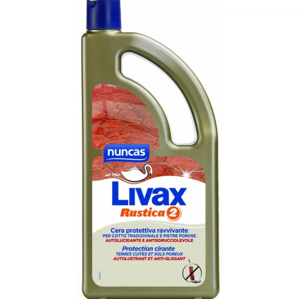 NUNCAS LIVAX CERA RUSTICA 2 PER COTTO E PIETRE POROSE AUTOLUCIDANTE 1 LT