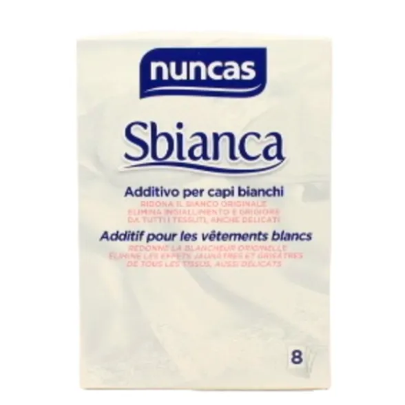 NUNCAS SBIANCA ADDITIVO BUCATO CAPI BIANCHI 8 BUSTE